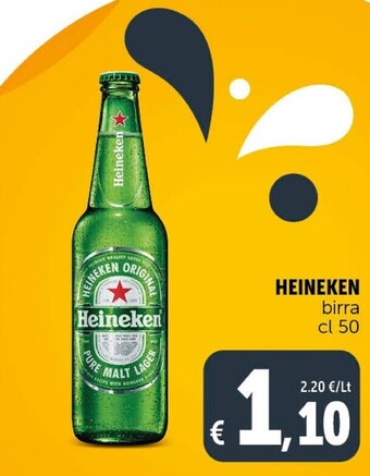 Gourmet Déco Heineken birra offerta