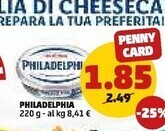 PENNY Philadelphia 220 g offerta