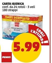 PENNY Penny carta igienica offerta