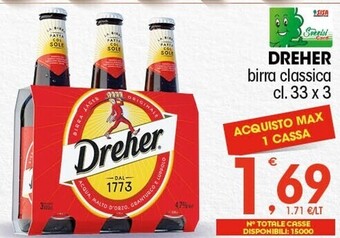 Quick Sisa Dreher birra classica offerta