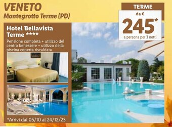 Lidl Hotel Bellavista Terme offerta