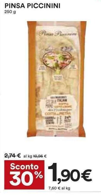 Coop PINSA PICCININI 250 g offerta