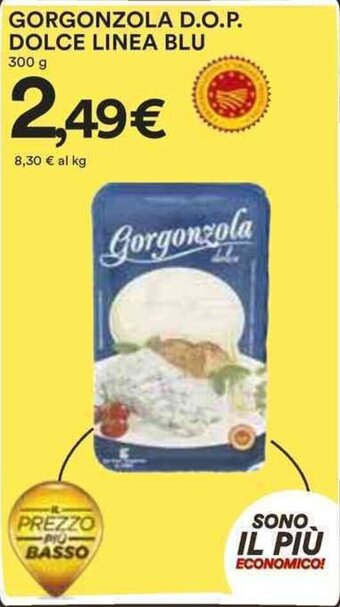 Coop GORGONZOLA D.O.P. DOLCE LINEA BLU 300 g offerta