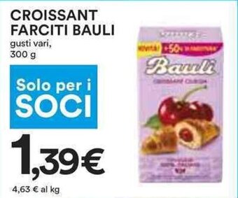 Coop CROISSANT FARCITI BAULI gusti vari, 300 g offerta