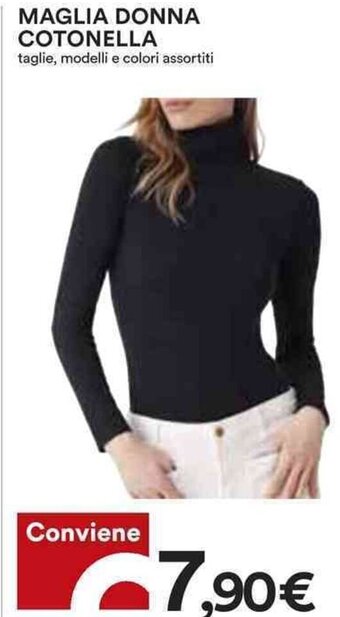 Coop MAGLIA DONNA COTONELLA offerta