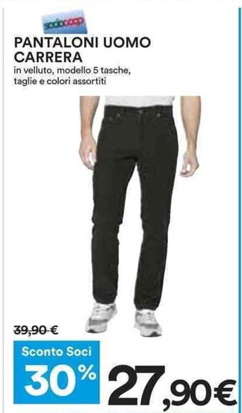 Coop PANTALONI UOMO CARRERA offerta