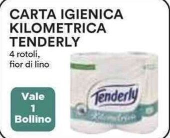Coop CARTA IGIENICA KILOMETRICA TENDERLY 4 rotoli offerta