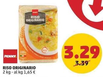 PENNY PENNY. RISO ORIGINARIO 2 kg offerta