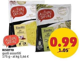 PENNY Risotto gusti assortiti 175 g offerta