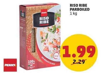 PENNY RISO RIBE PARBOILED 1 kg offerta