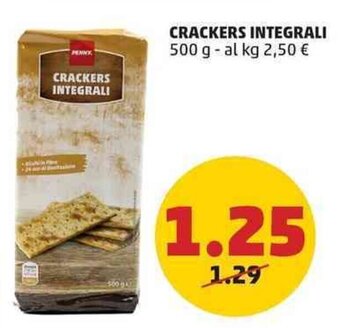 PENNY CRACKERS INTEGRALI 500 g offerta