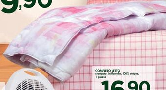 Bennet COMPLETO LETTO stampato, in flanella, 100% cotone, 1 piazza offerta