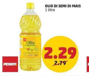 PENNY PENNY OLIO DI SEMI DI MAIS 1 litro offerta