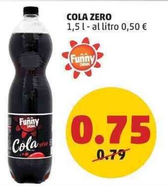 PENNY COLA ZERO 1,5 l offerta