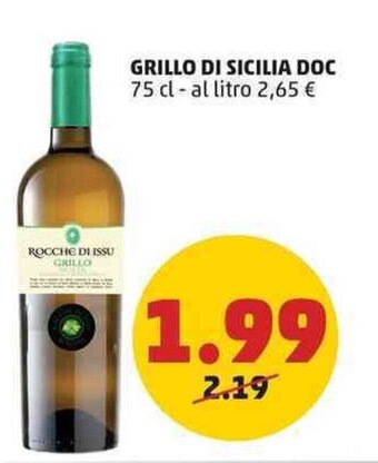 PENNY GRILLO DI SICILIA DOC 75 cl offerta