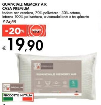Bennet GUANCIALE MEMORY AIR CASA PREMIUM offerta