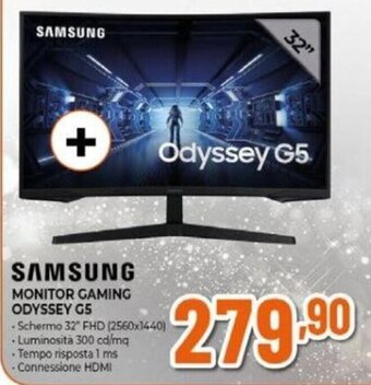 Expert SAMSUNG MONITOR GAMING ODYSSEY G5 offerta