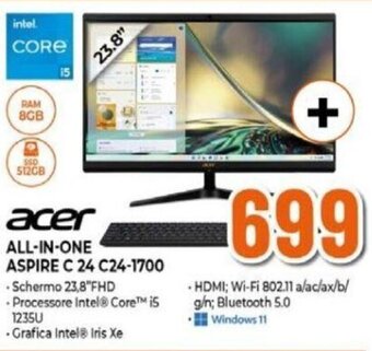 Expert acer ALL-IN-ONE ASPIRE C 24 C24-1700 offerta