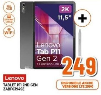 Expert Lenovo TABLET P11 2ND GEN ZABF0394SE offerta
