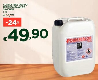 Bennet COMBUSTIBILE LIQUIDO PER RISCALDAMENTO SAVICHEM L18 offerta