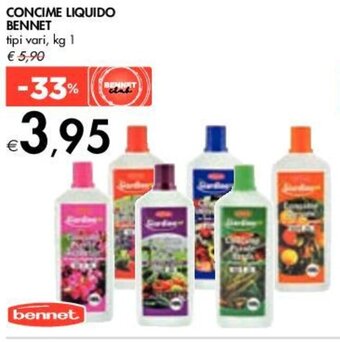Bennet CONCIME LIQUIDO BENNET tipi vari, kg 1 offerta