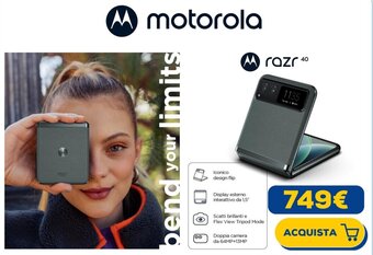 Euronics motorola razr 40 offerta