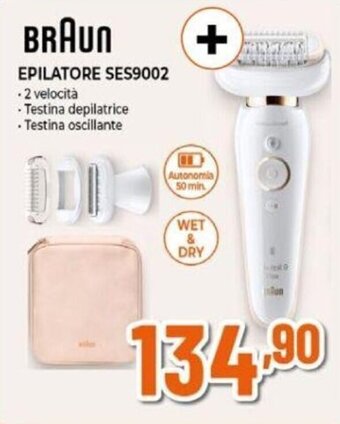 Expert BRAUN EPILATORE SES9002 offerta