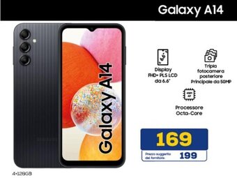 Euronics SAMSUNG Galaxy A14 offerta
