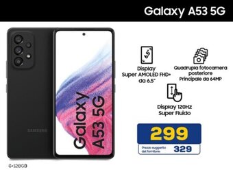 Euronics SAMSUNG Galaxy A53 5G offerta