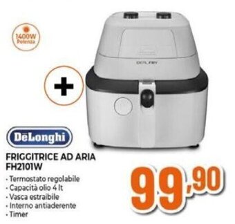 Expert DeLonghi FRIGGITRICE AD ARIA FH2101W offerta