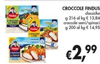 Coal Findus croccole offerta