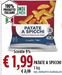 Todis Bontà dell'orto patate a spicchi offerta