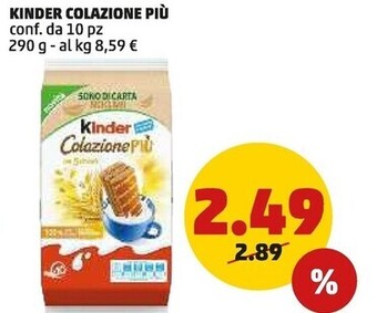 PENNY Kinder colazione piu offerta