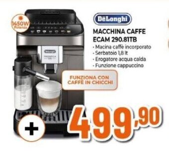 Expert DeLonghi MACCHINA CAFFE ECAM 290.81TB offerta