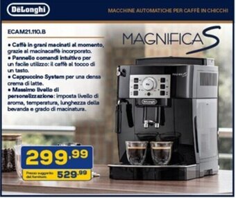 Euronics DeLonghi ECAM21.110.B offerta