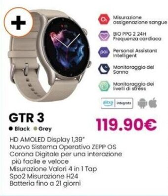 Expert Amazfit GTR 3 offerta