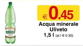Acqua minerale Uliveto 1,5 l