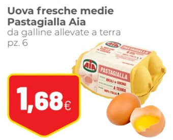 Coop Uova fresche medie Pastagialla Aia da galline allevate a terra pz. 6 offerta