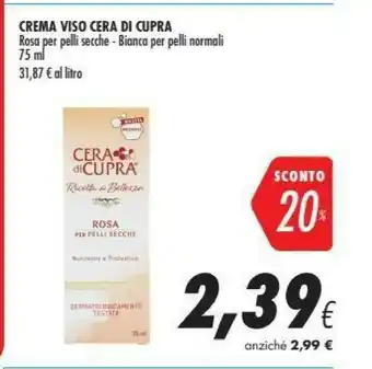 Coop Cera Di Cupra Crema Viso offerta