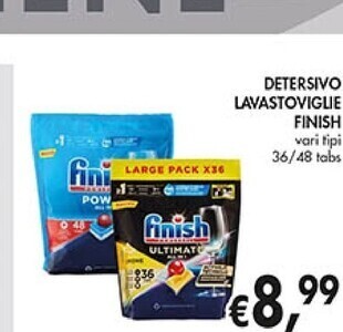 Coal Finish detersivo lavastoviglie offerta