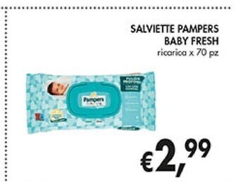 Coal Pampers salviette baby fresh offerta