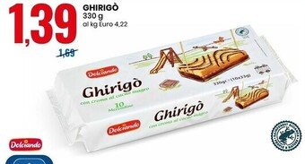 Eurospin Dolciando ghirigò offerta