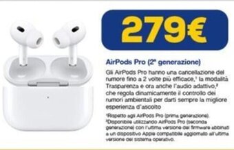 Euronics AirPods Pro (2 generazione) offerta