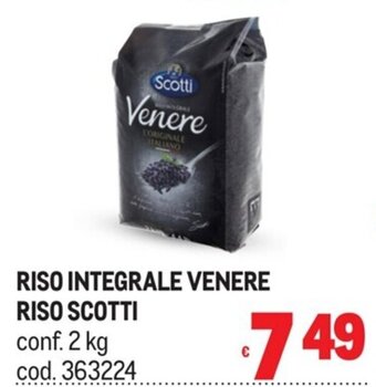 Metro RISO INTEGRALE VENERE RISO SCOTTI conf. 2 kg offerta