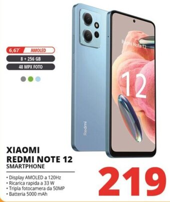 Comet XIAOMI REDMI NOTE 12 SMARTPHONE offerta