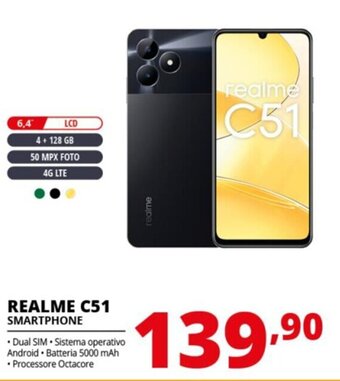 Comet REALME C51 SMARTPHONE offerta