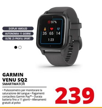 GARMIN VENU SQ2 SMARTWATCH