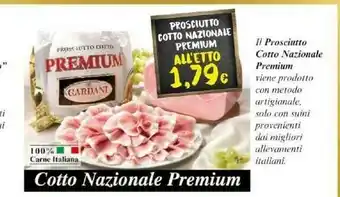Doro Supermercati Gardani Prosciutto cotto offerta