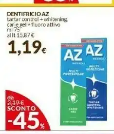 Doro Supermercati Az Dentifricio offerta