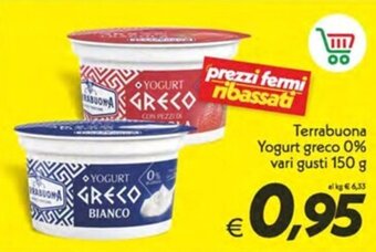 Iper Super Conveniente Terrabuona Yogurt greco 0% vari gusti 150 g offerta